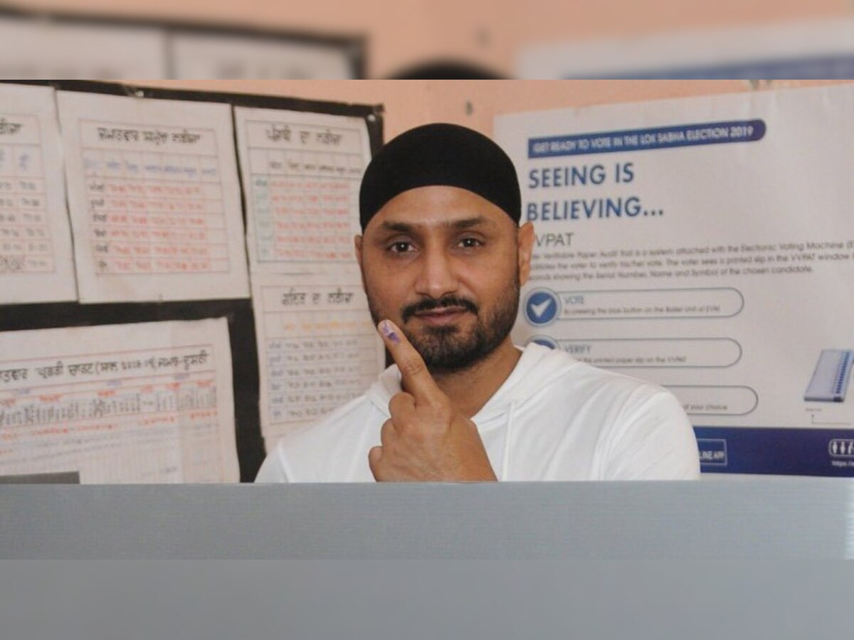 'I have no plan' to join politics, says cricketer Harbhajan Singh after voting in Jalandhar