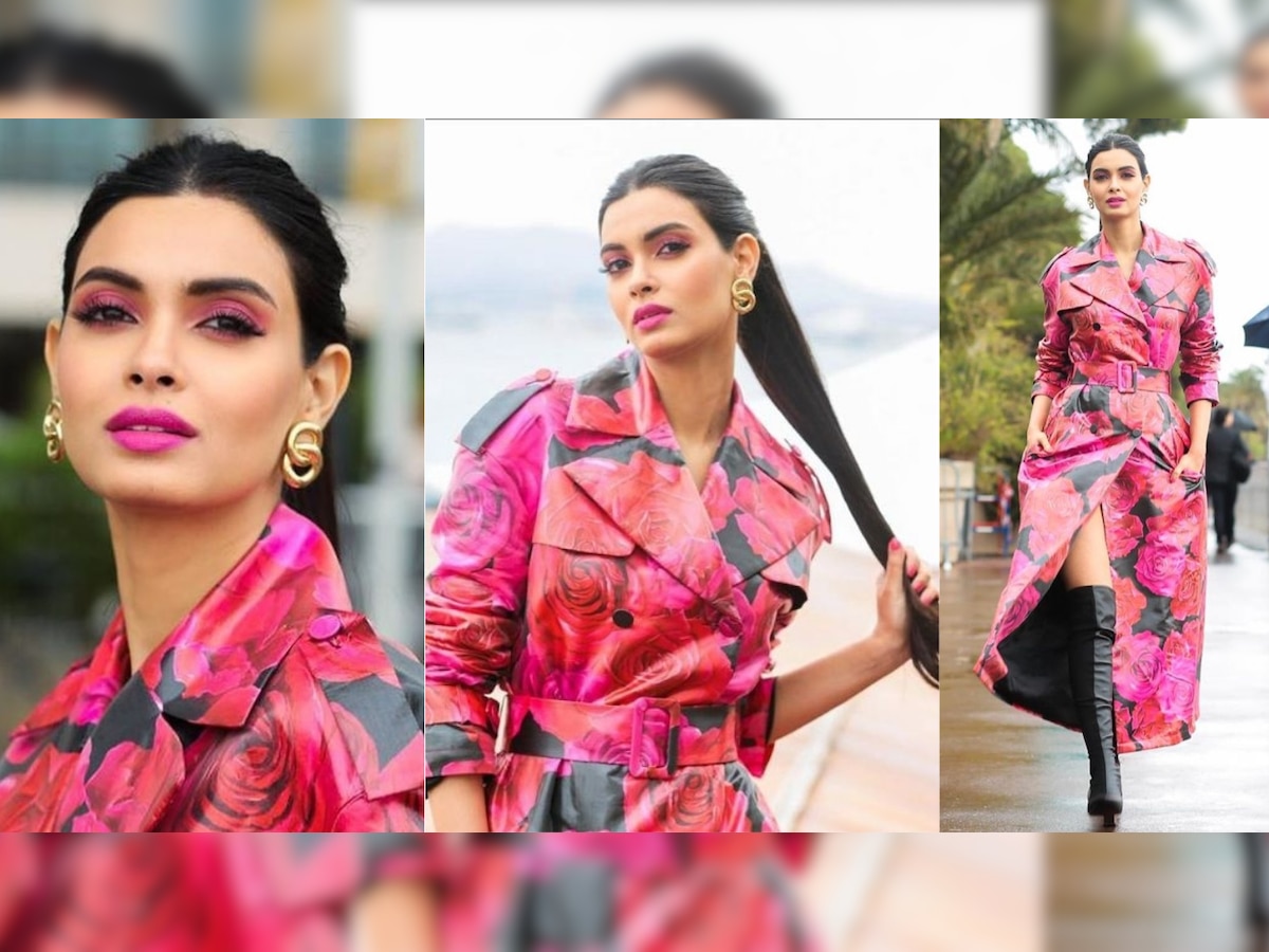 Cannes 2019: Diana Penty channels her inner Jolie on Day 3, hits the streets of French Riviera in a floral trench coat