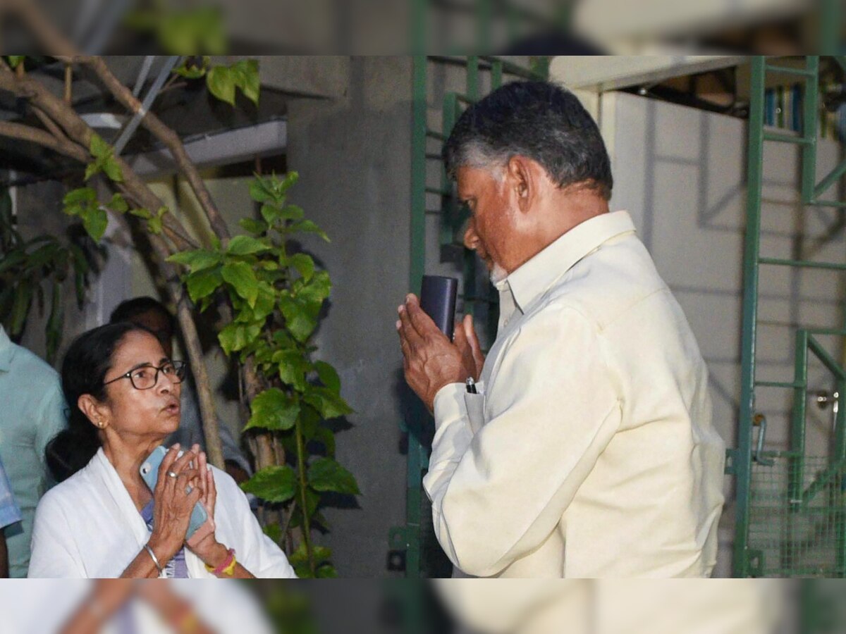 Naidu meets Mamata, top opposition leaders to huddle Tuesday to decide post-result strategy 