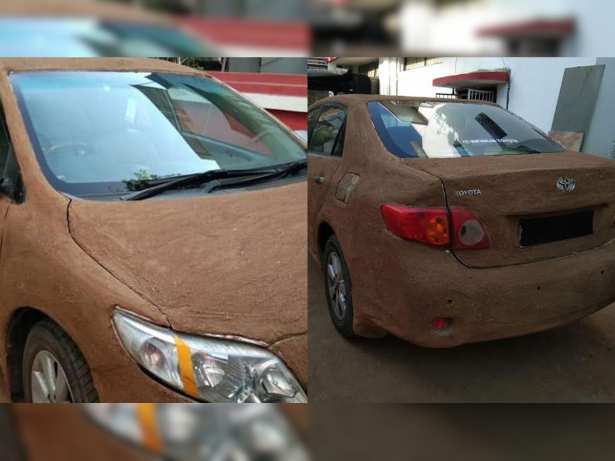 'Jugaad': Ahmedabad woman coats car with cow dung to cool it and internet cannot stop talking about it