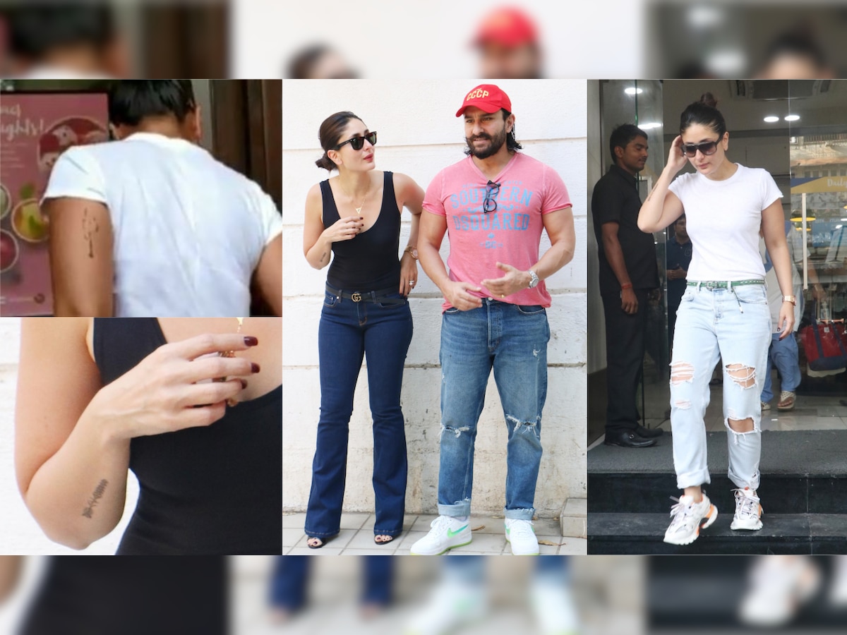 Wait, What? Did Kareena Kapoor Khan just get two new tattoos or are they Taimur Ali Khan's doodlings? 