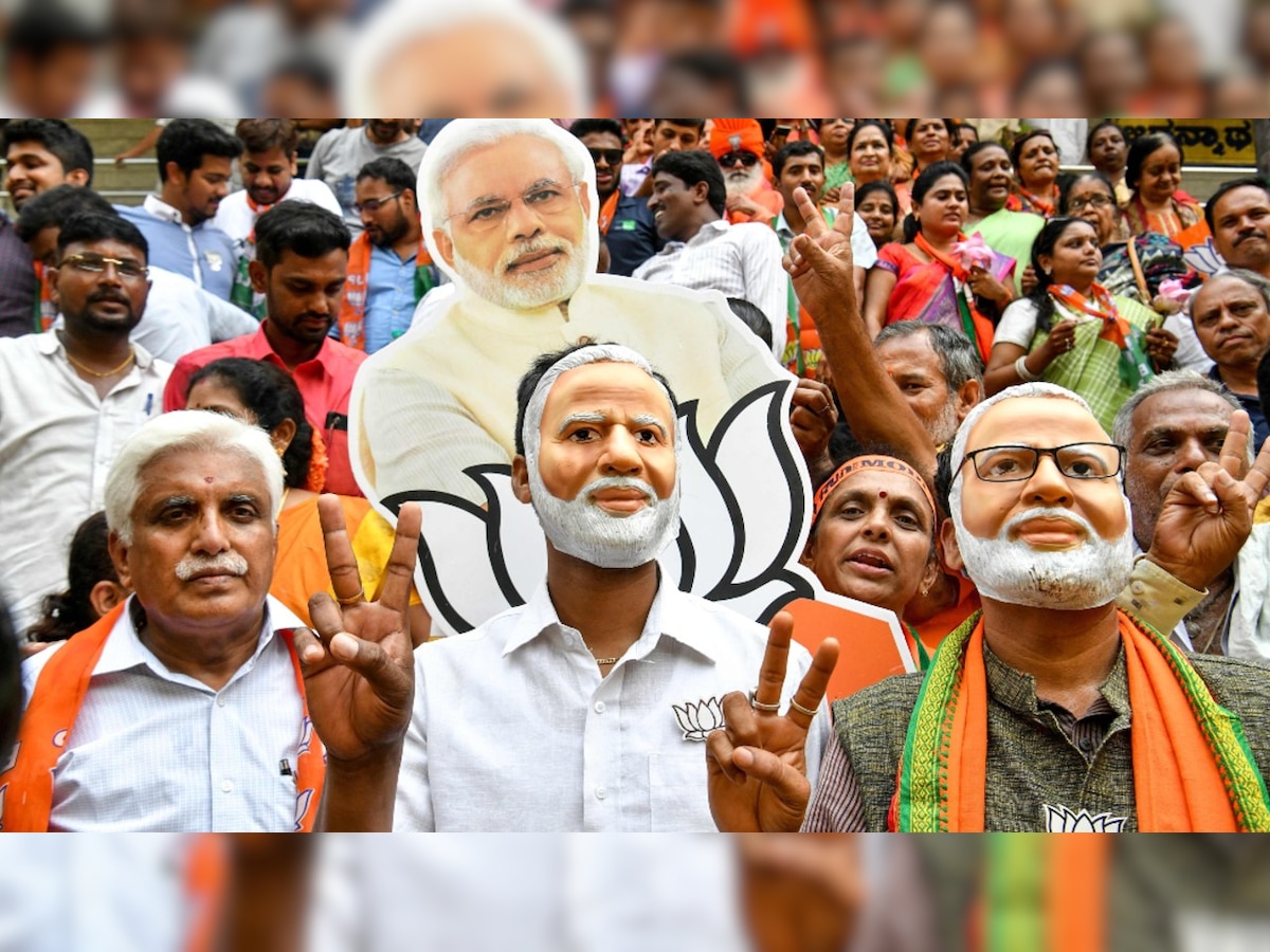 India wins yet again, tweets Modi as BJP heads for historic win