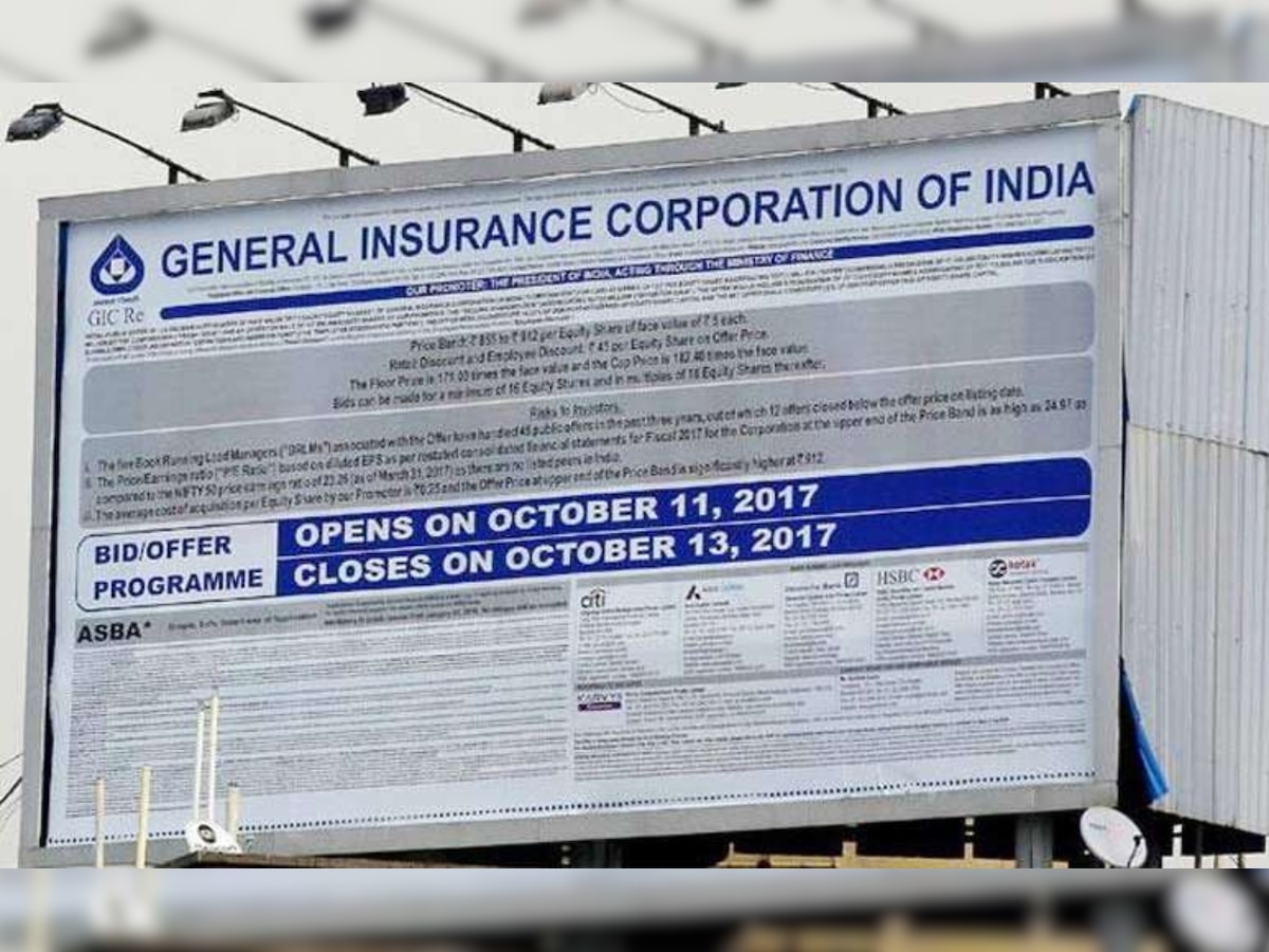 GIC's gross premium up by 6 pc at Rs 44,238 crore in FY 19
