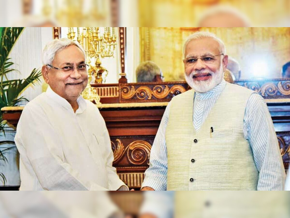 Bihar: CM Nitish Kumar congratulates Modi on spectacular performance