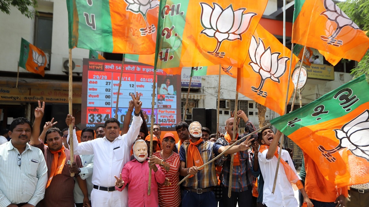 BJP Wins All 4 Assembly Bypolls In Gujarat, Seat Tally Crosses 100