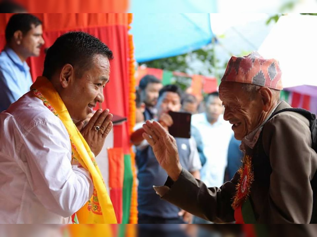PS Golay takes oath as Sikkim CM