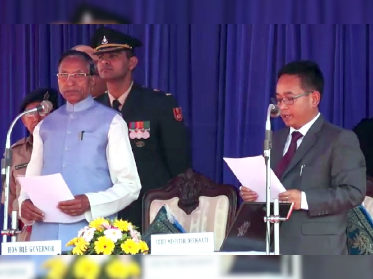 Prem Singh Tamang sworn in as Sikkim CM