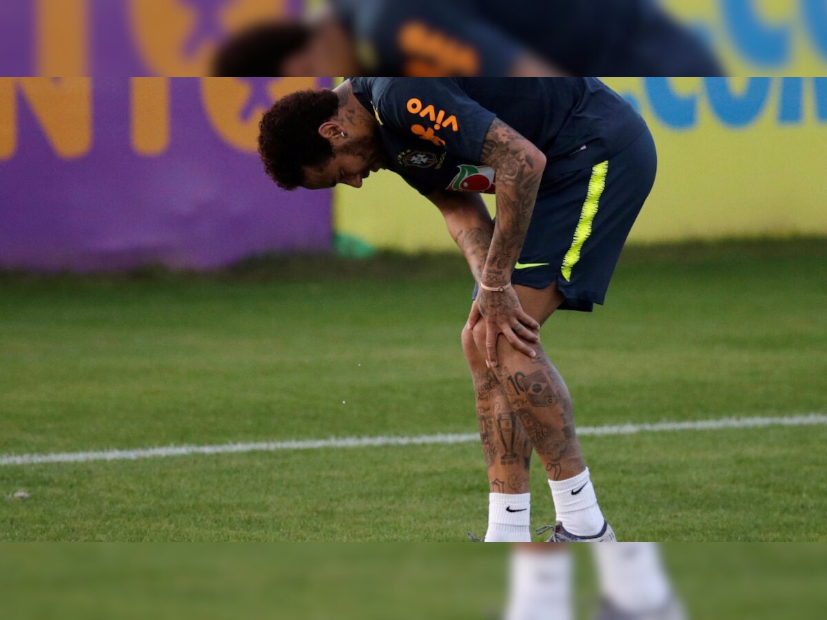 Neymar limps out of Brazil training ahead of Copa America kick-off 
