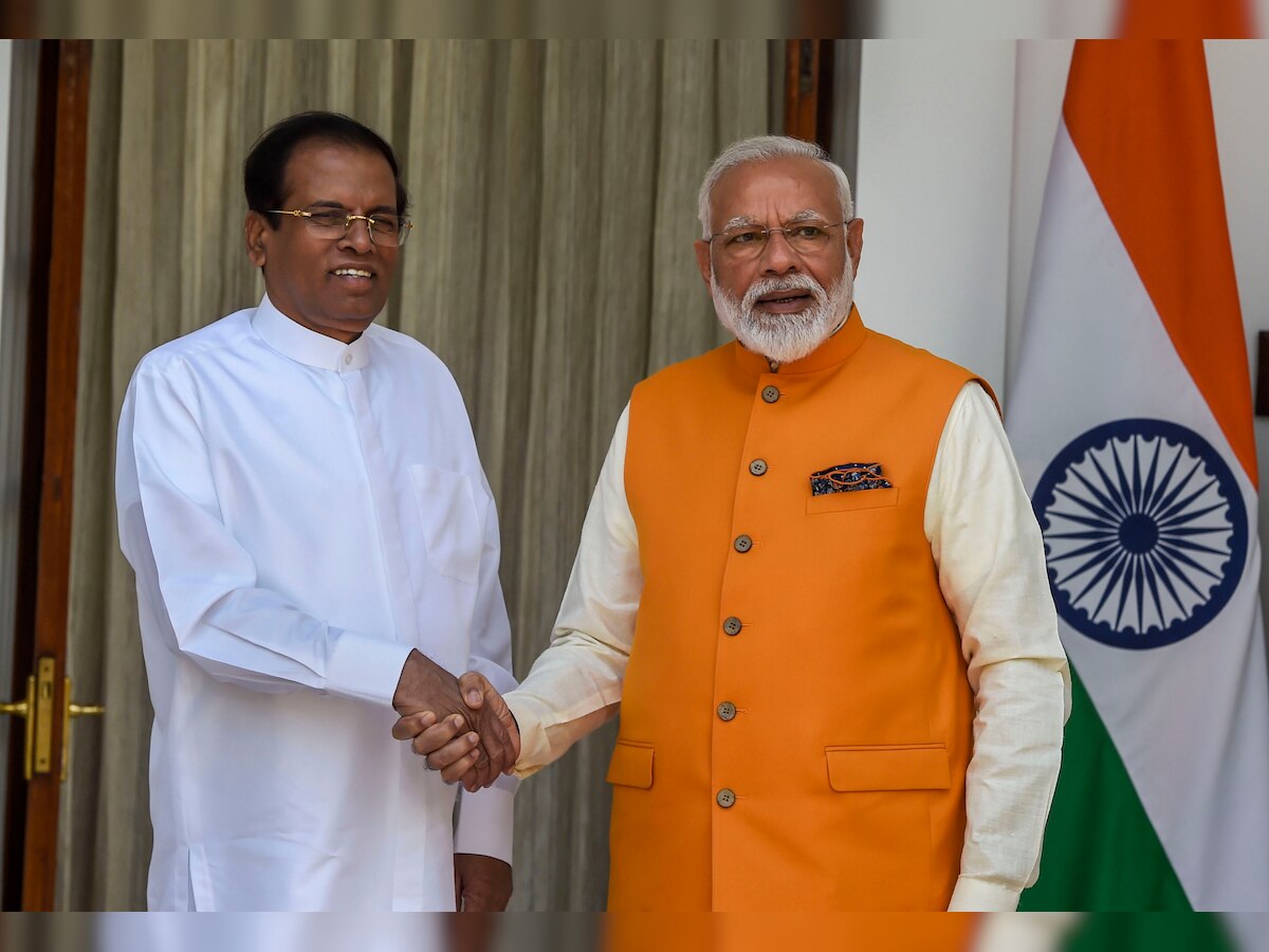 No report that terrorists involved in Easter bombings had travelled to India: Sri Lanka President Sirisena 