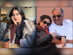 On Sridevi and Boney Kapoor's 23rd wedding anniversary, daughter Janhvi Kapoor shares an adorable photo of the couple
