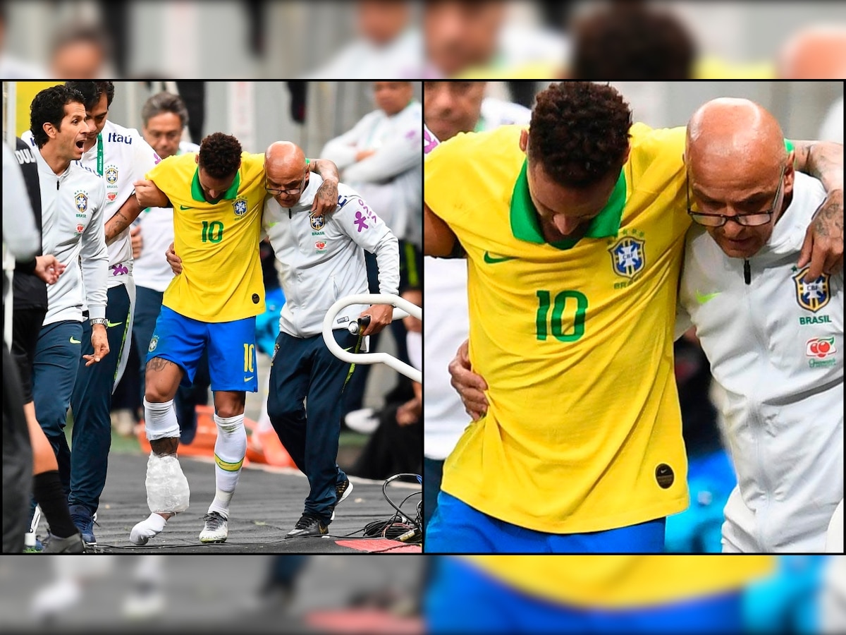 Copa America 2019: Neymar to be sidelined for four weeks after suffering ankle injury