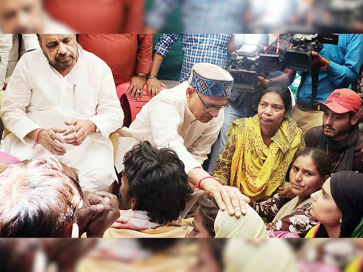 Shivraj Singh Chouhan meets family of 8-year-old raped and murdered in Madhya Pradesh