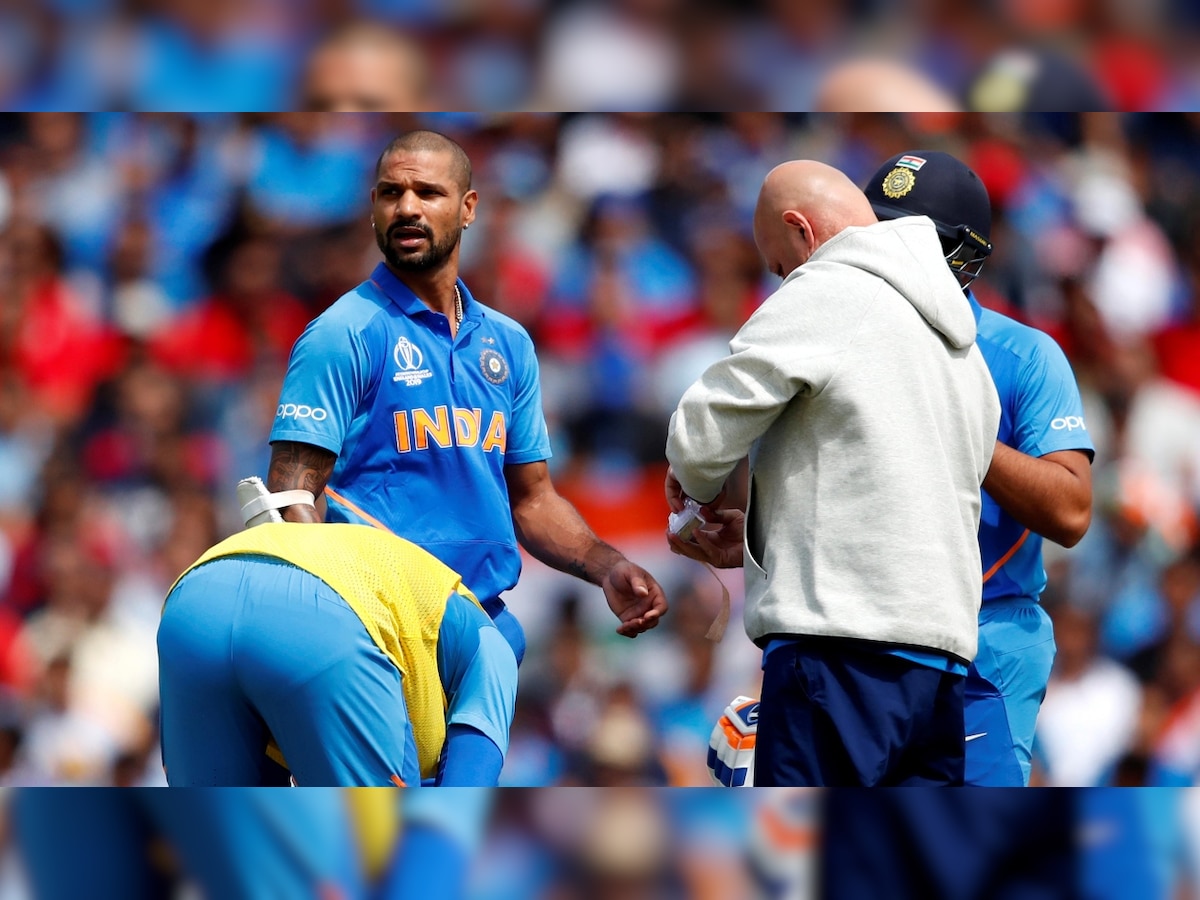 World Cup 2019: Shikhar Dhawan to miss matches against New Zealand, Pakistan due to thumb injury