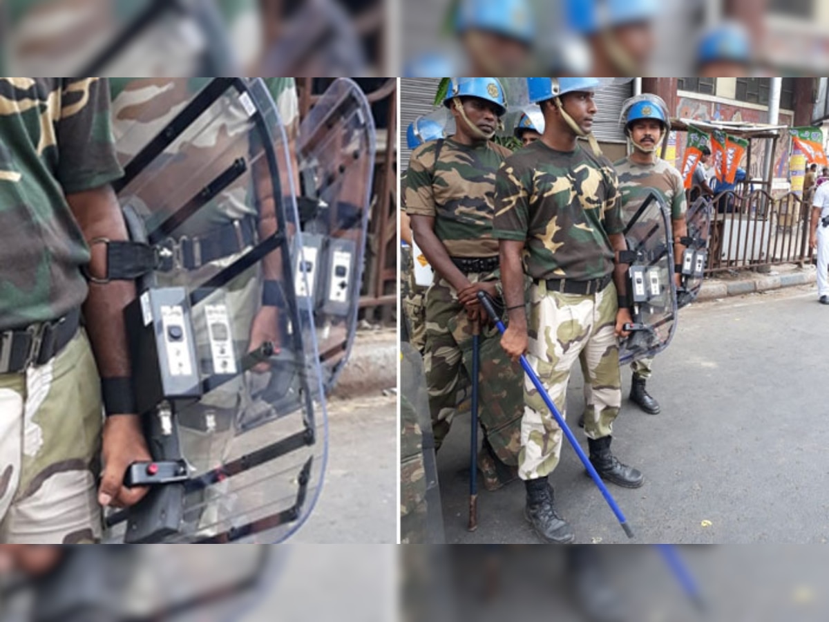 BJP's Lal Bazar March: Kolkata cops carry electric shields as ultimate tool to control crowd
