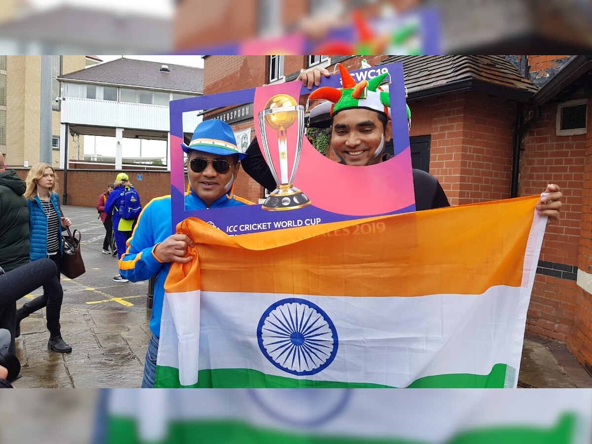 India vs New Zealand, World Cup 2019: Sun or rain, these Indian fans are definitely not feeling under the weather