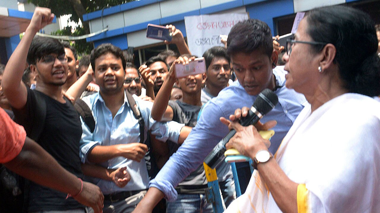 Junior Doctors Stir: Mamata’s Nephew Abesh Banerjee Seen Leading ...