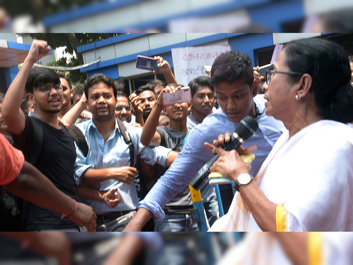 Junior Doctors Stir: Mamata’s nephew Abesh Banerjee seen leading protest march against TMC govt