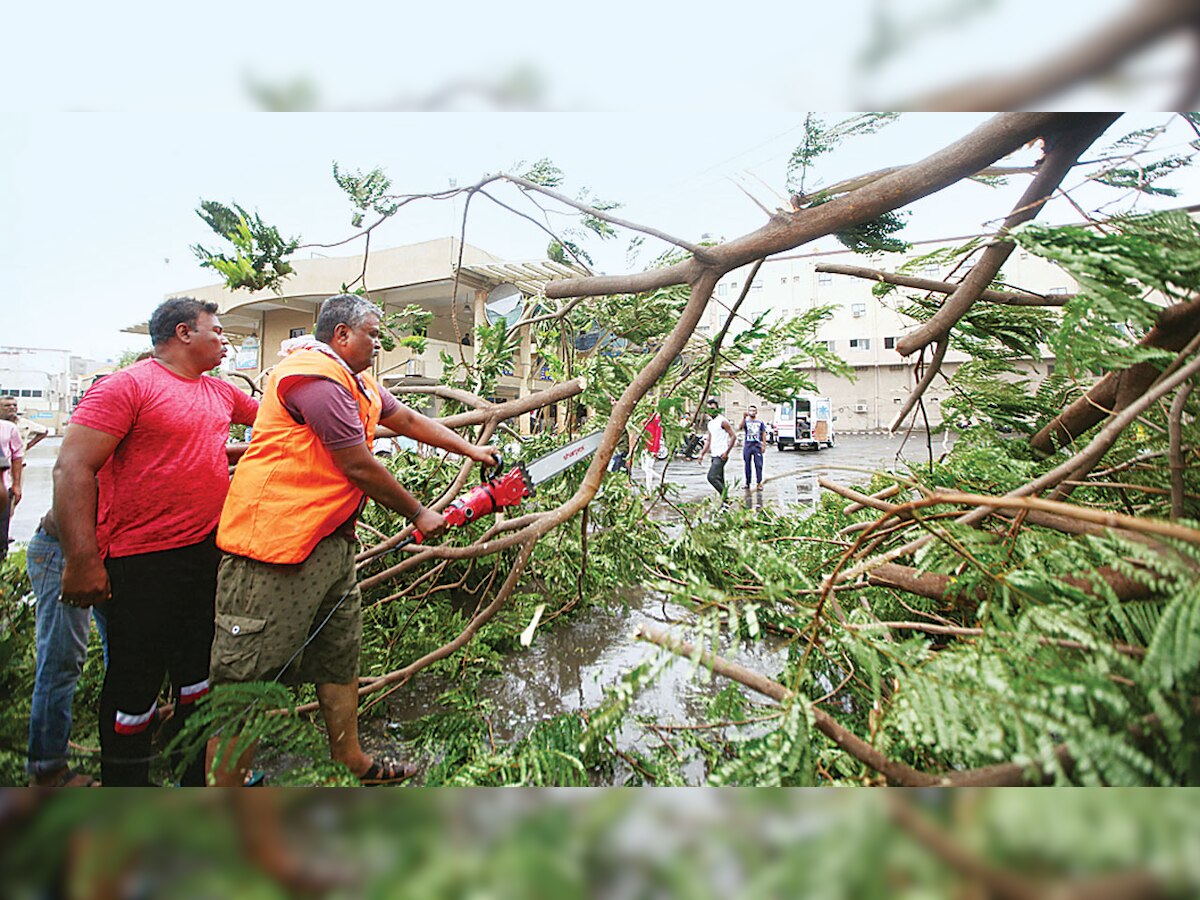 Cyclone Vayu brings relief, rainfall helps arrest soaring mercury in the Ahmedabad