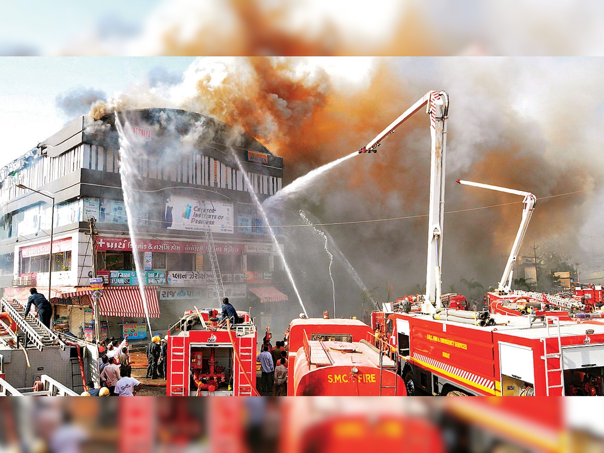 Surat fire: Kin demand civic officials be pinned