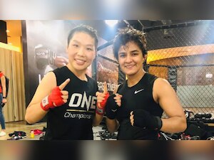 Ritu Phogat trains in Singapore for ONE Championship debut