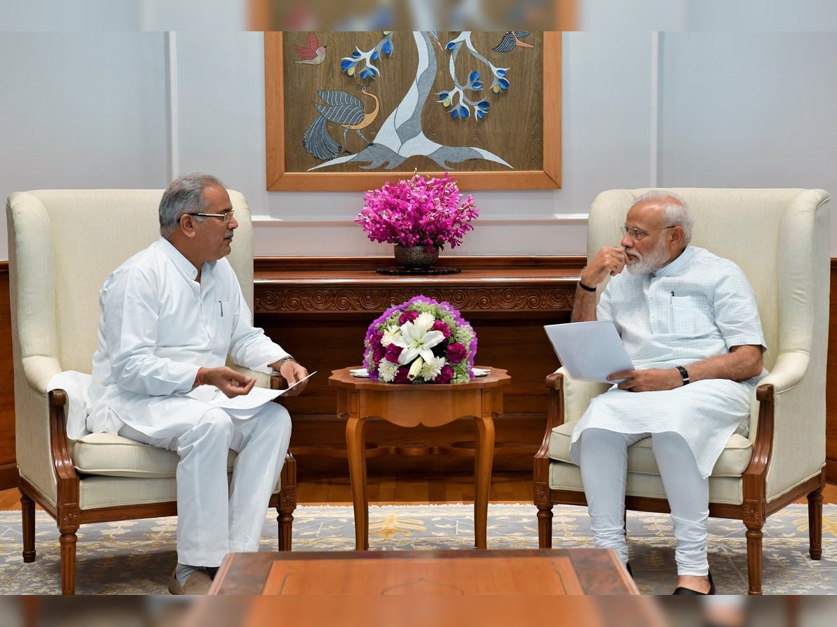 Chhattisgarh CM Baghel meets PM Modi; urges to resolve pending issues related to tribals, poors