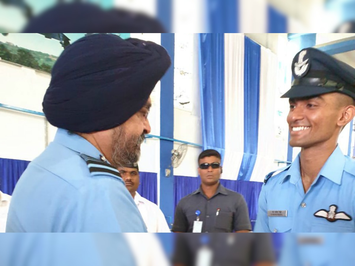 'Let the young boy soar through trials and challenges of flying': IAF chief presents his 'wings' to graduating cadet