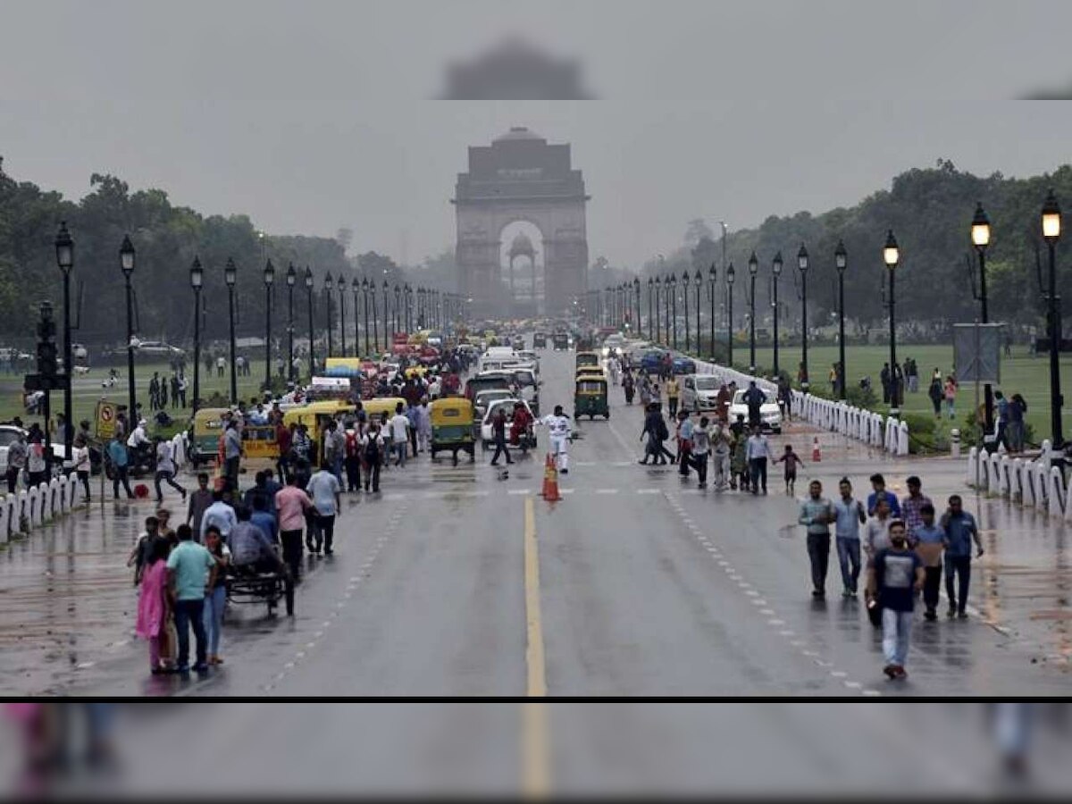 Light rain in Delhi-NCR brings relief from scorching heat, air quality moderate