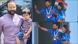 World Cup 2019: Not Taimur! Saif Ali Khan enjoys India vs Pakistan cricket match with 'reel' daughter Alaia F