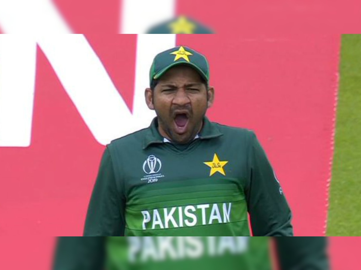 'Wicketkeeper ya sleep fielder?': Sarfaraz trolled for yawning during India vs Pakistan, Twitter says 'isko chai pilao'