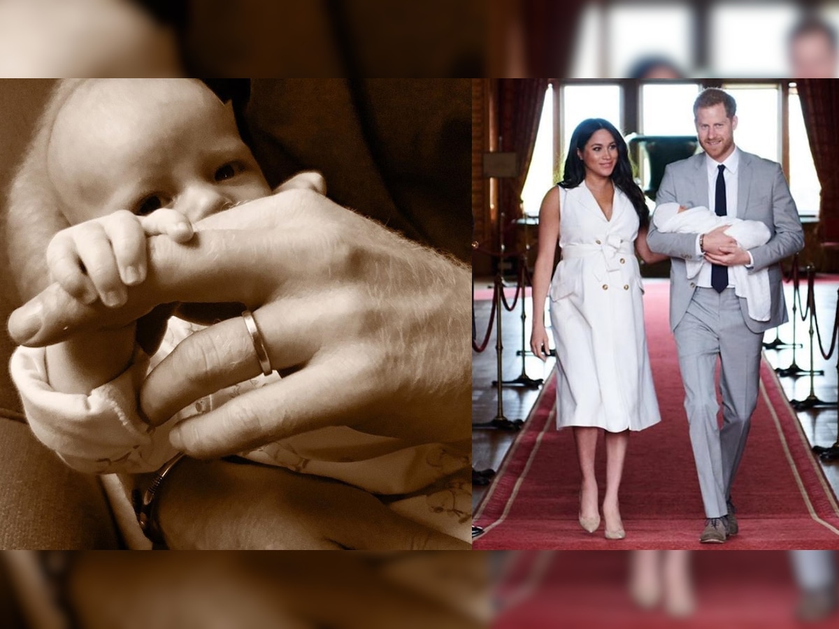 Prince Harry-Meghan Markle share first photo of royal baby Archie Harrison-Mountbatten Windsor on Father's Day