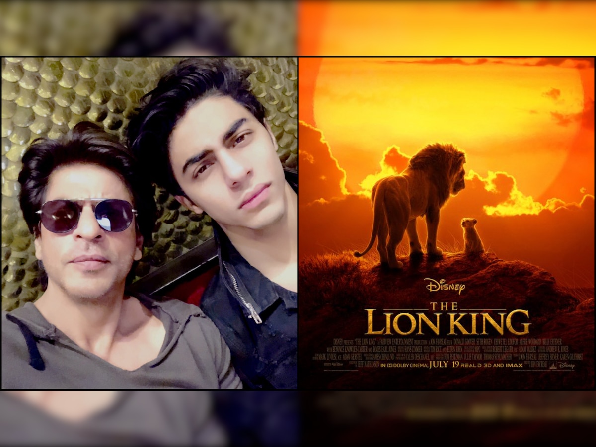 After 15 years, Shah Rukh Khan and son Aryan Khan collaborate once again and this time for 'The Lion King'!