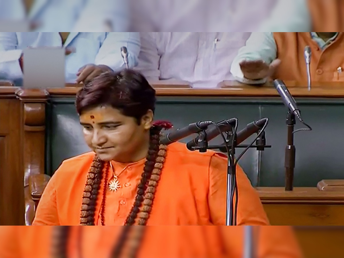 Controversy erupts over Bhopal MP Sadhvi Pragya's name during oath as Lok Sabha member