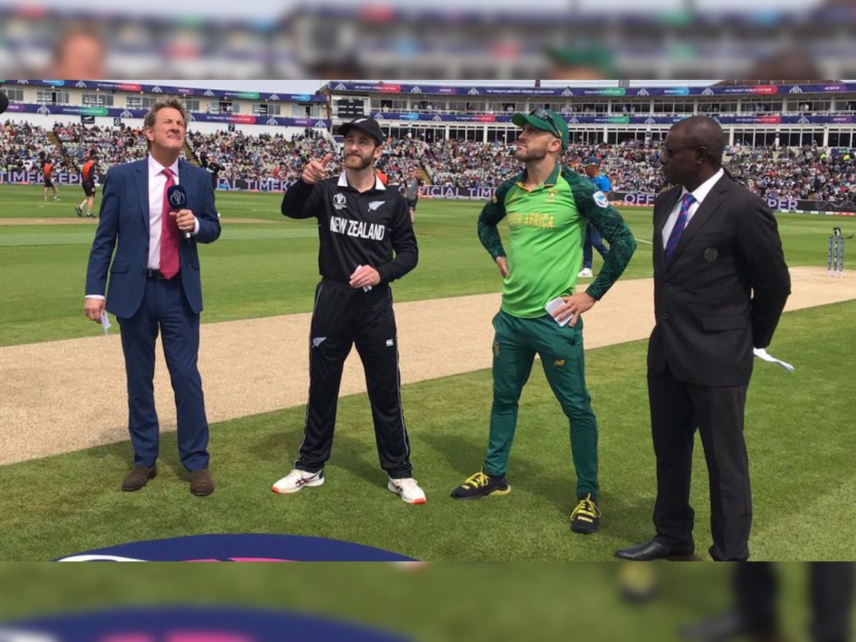 NZ vs SA, World Cup 2019: New Zealand win toss, invite South Africa to bat first