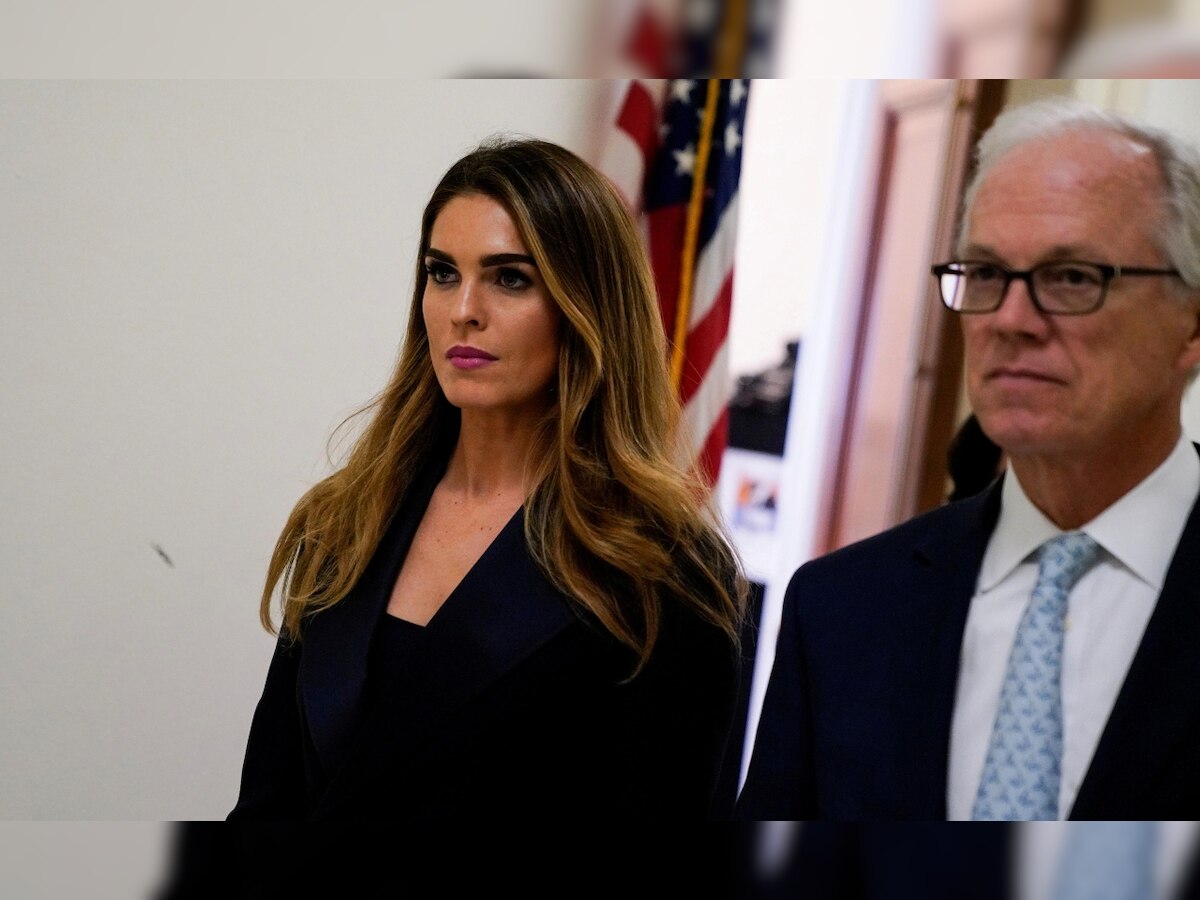 'OBJECTION!' Ex-Trump aide Hicks tight-lipped in US House interview