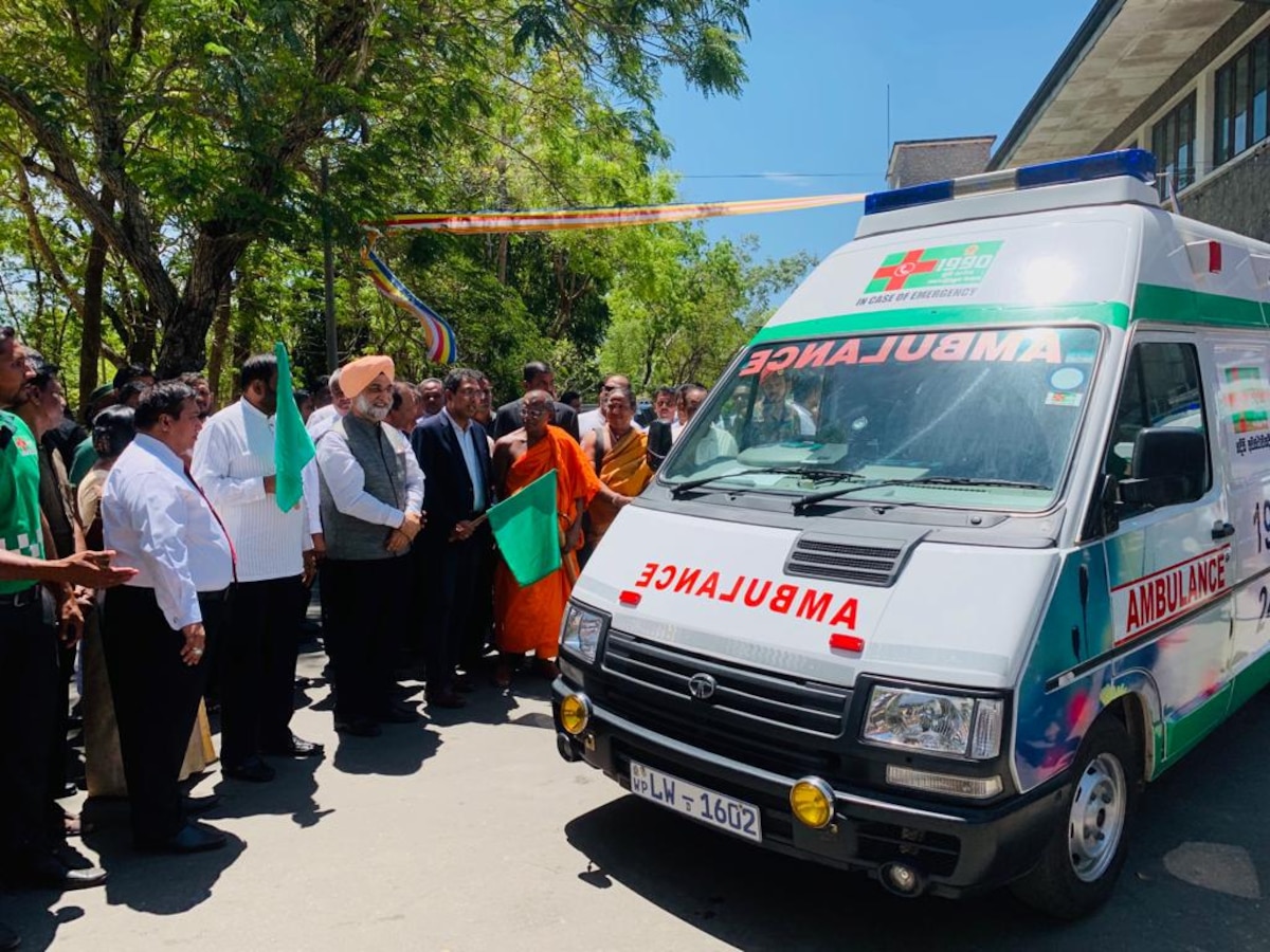India-backed ambulance service in Sri Lanka expanded, now available across all provinces