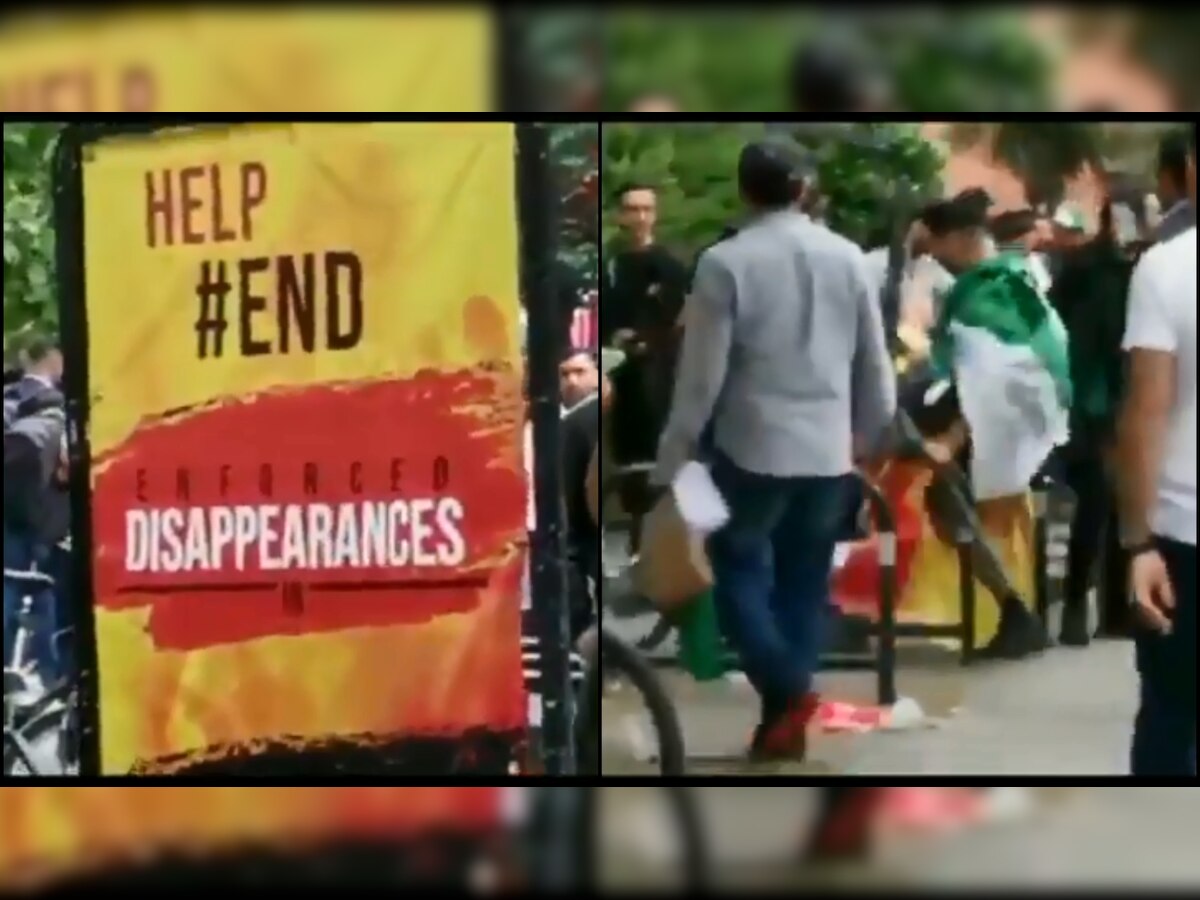 World Cup 2019: Watch Pakistani cricket fans tear 'Free Balochistan' posters outside Lord's