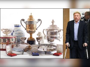 Bankrupt champion: German tennis star Boris Becker auctions trophies to pay off debts