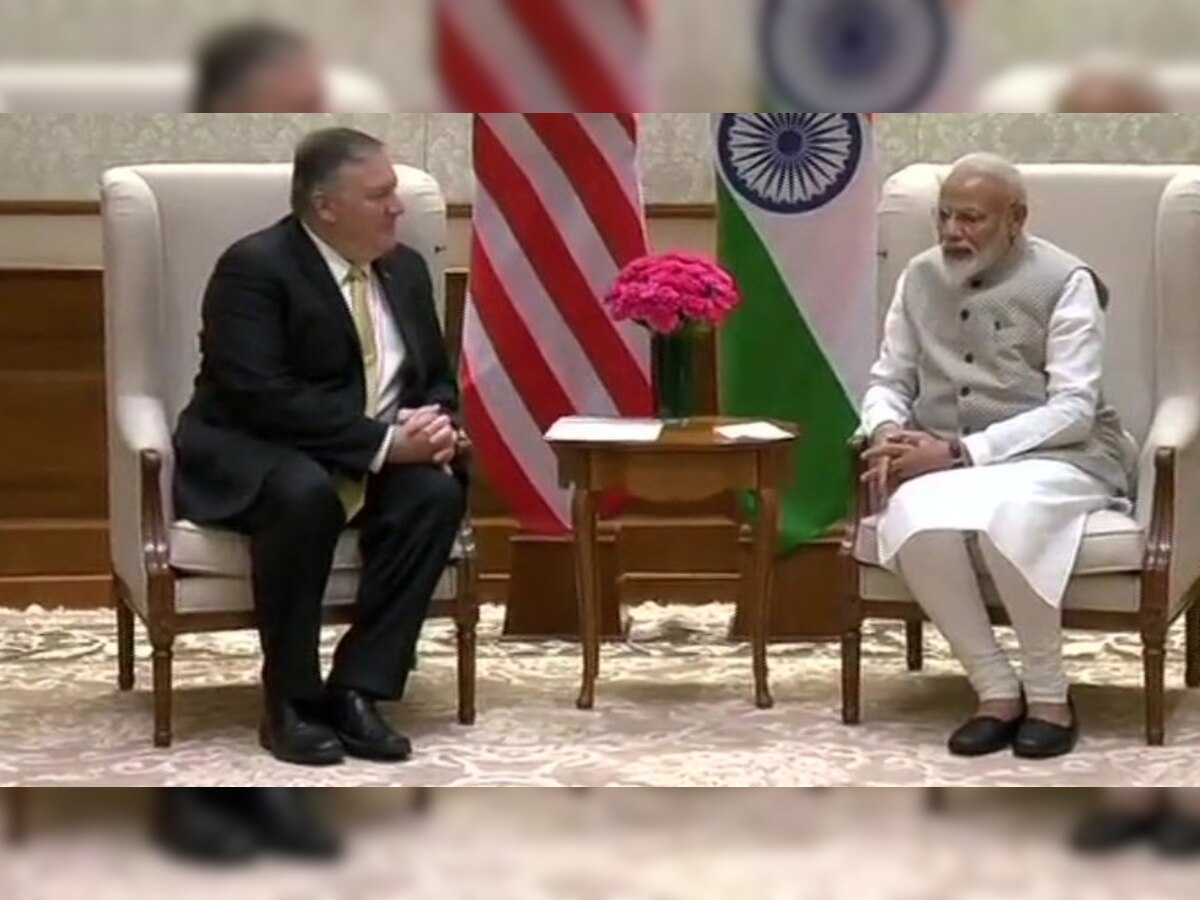 US Secretary of State Mike Pompeo meets PM Modi and FM Jaishankar 
