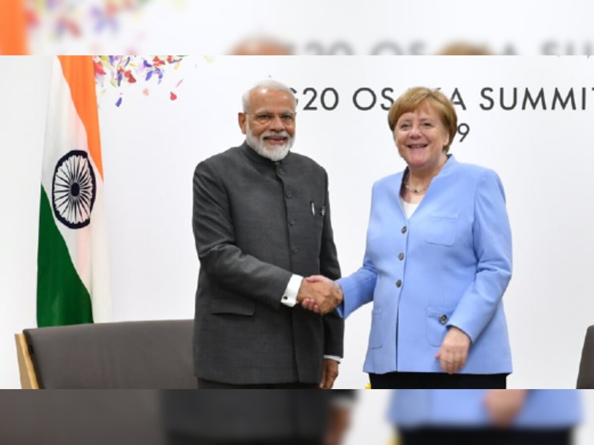 PM Modi meets German Chancellor Angela Merkel, discusses ways to deepen Indo-German ties