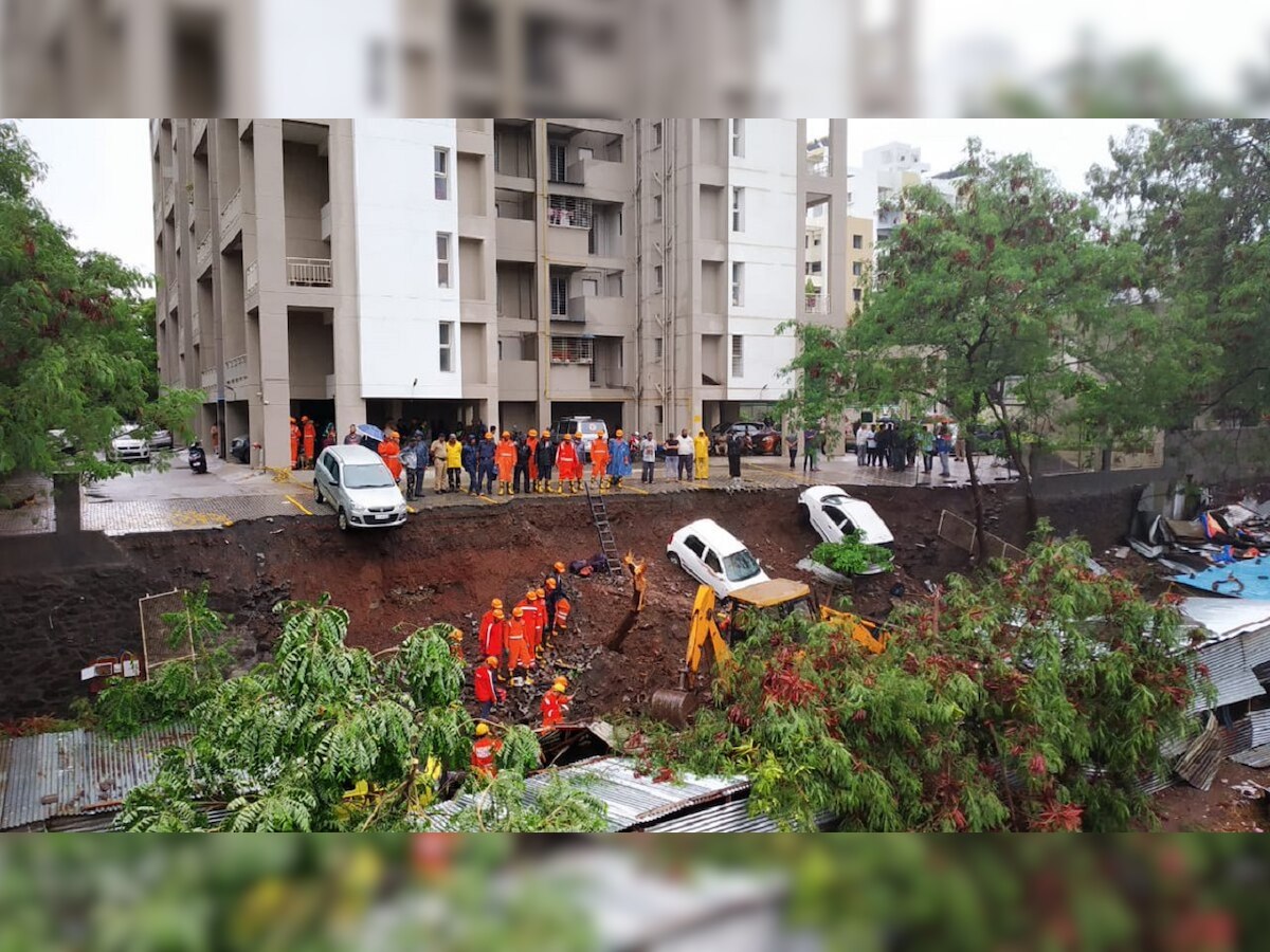 Pune: 17 killed after apartment complex wall collapses following continuous rains