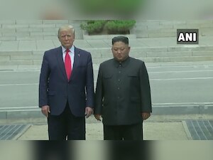 Trump becomes first sitting US President to step into North Korea