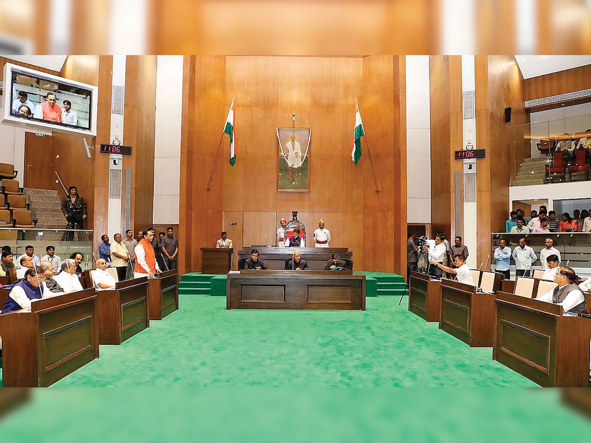 Gujarat Assembly session begins today, Nitin Patel to unveil modified budget