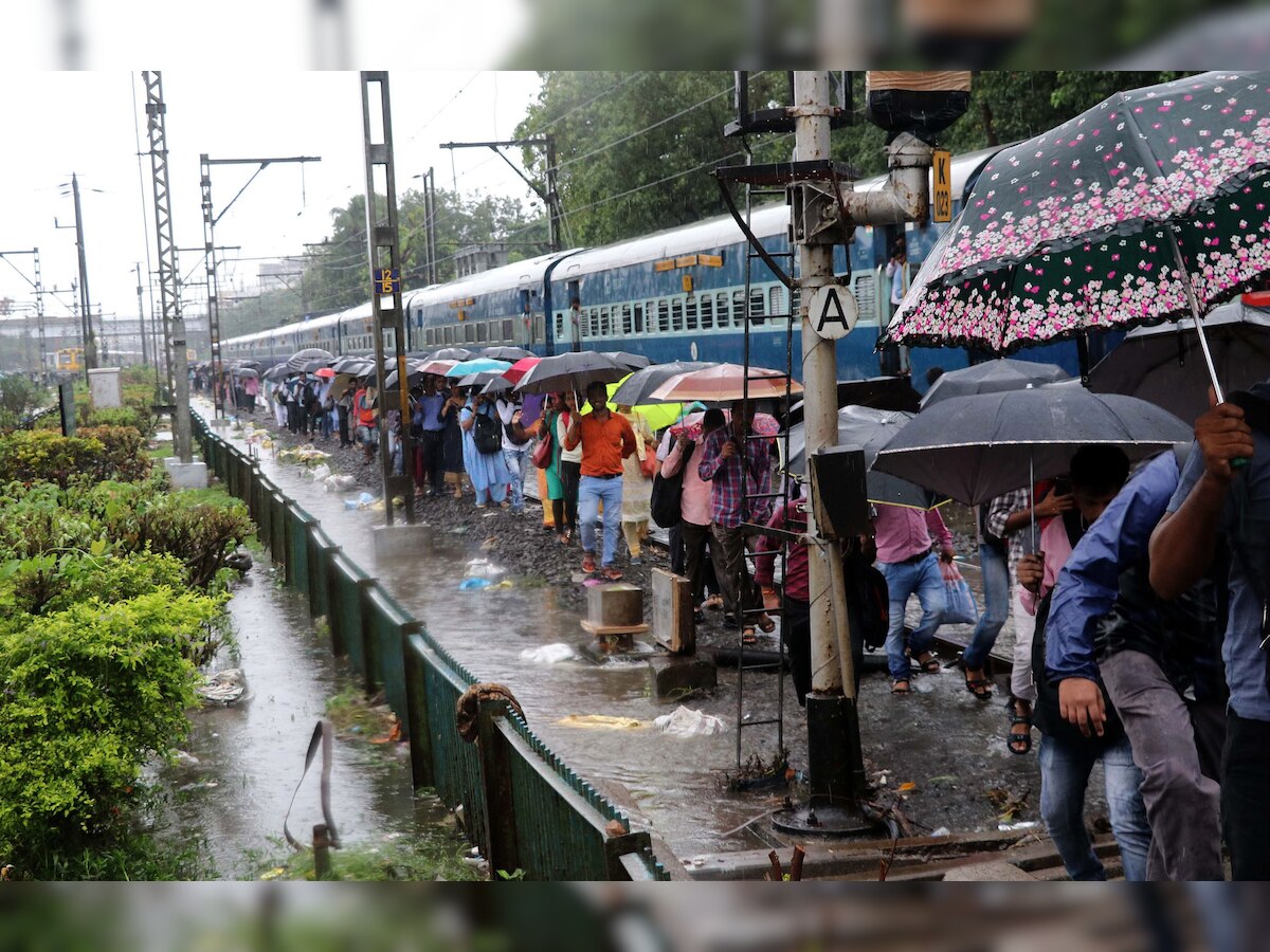 Mumbai rains train update: As water levels recede, services limping back to normalcy 