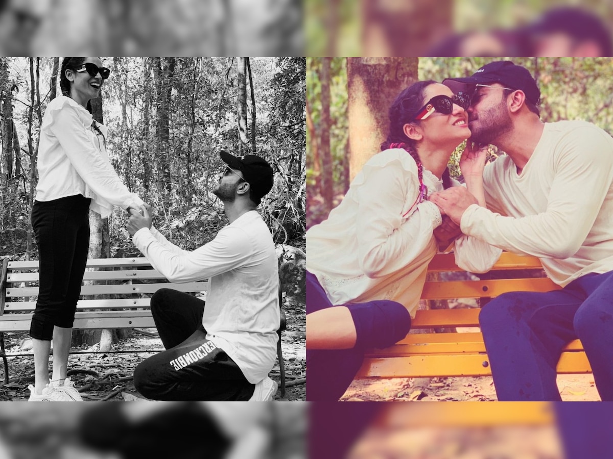 Ankita Lokhande's boyfriend Vicky Jain proposes her by going down on knee, here's how 'Pavitra Rishta' actress reacted