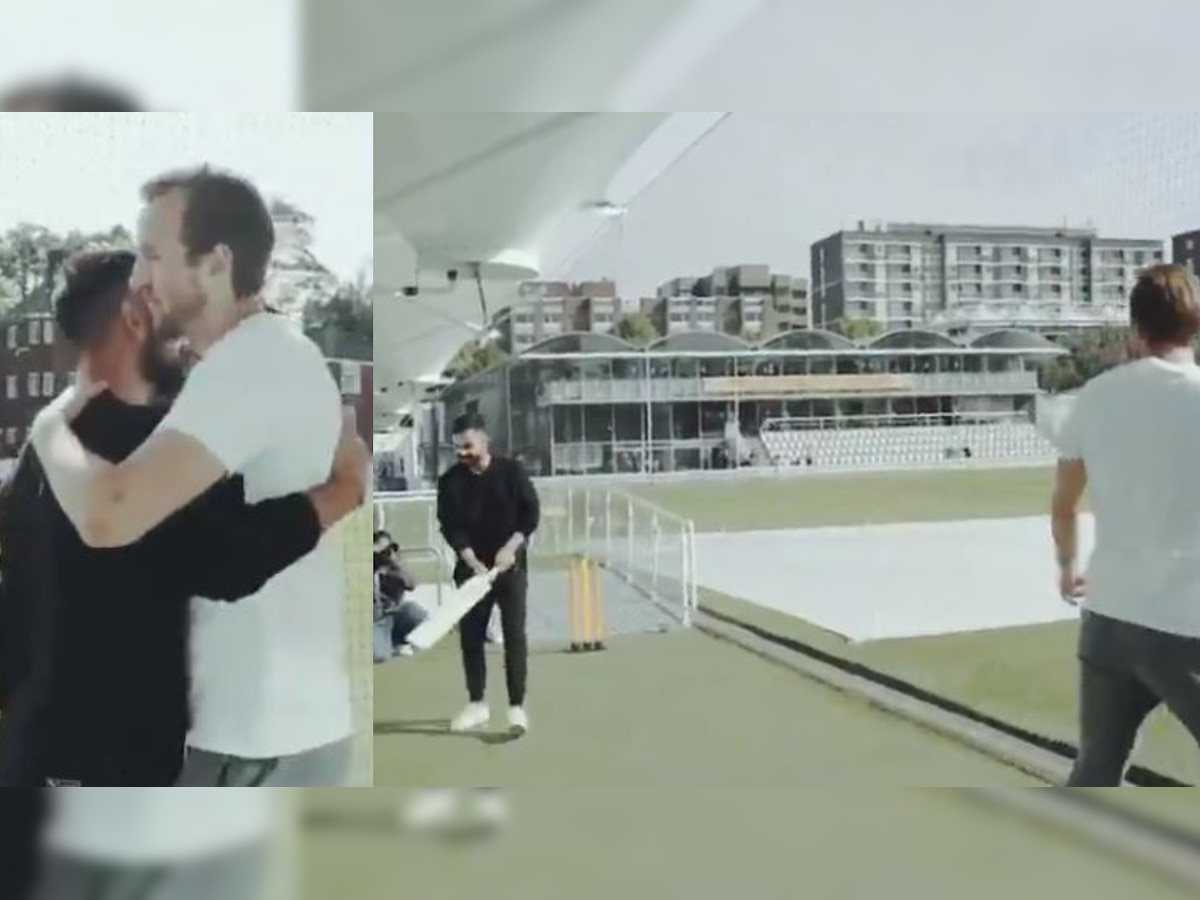 Watch: Harry Kane plays cricket with Virat Kohli, wishes him luck for World Cup