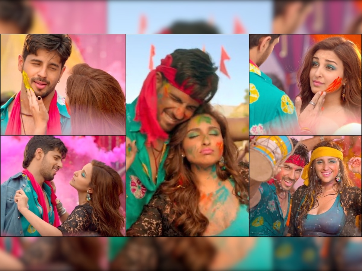 Sidharth Malhotra and Parineeti Chopra bring back the fun in Holi with 'Jabariya Jodi' song 'Khadke Glassy', WATCH