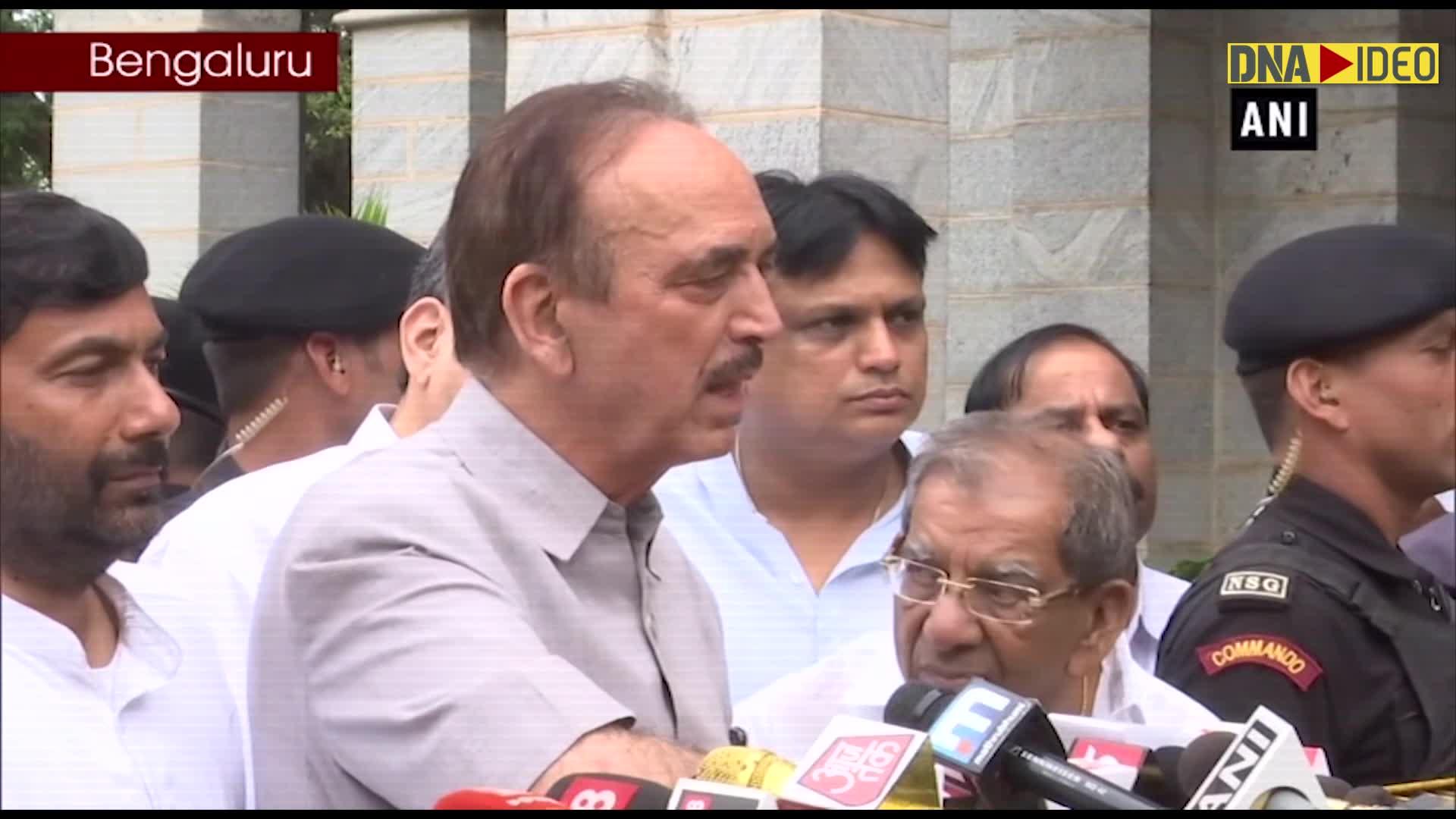 K'taka political crisis: BJP came to power to finish democracy, says Ghulam Nabi Azad | Latest News & Updates at DNAIndia.com
