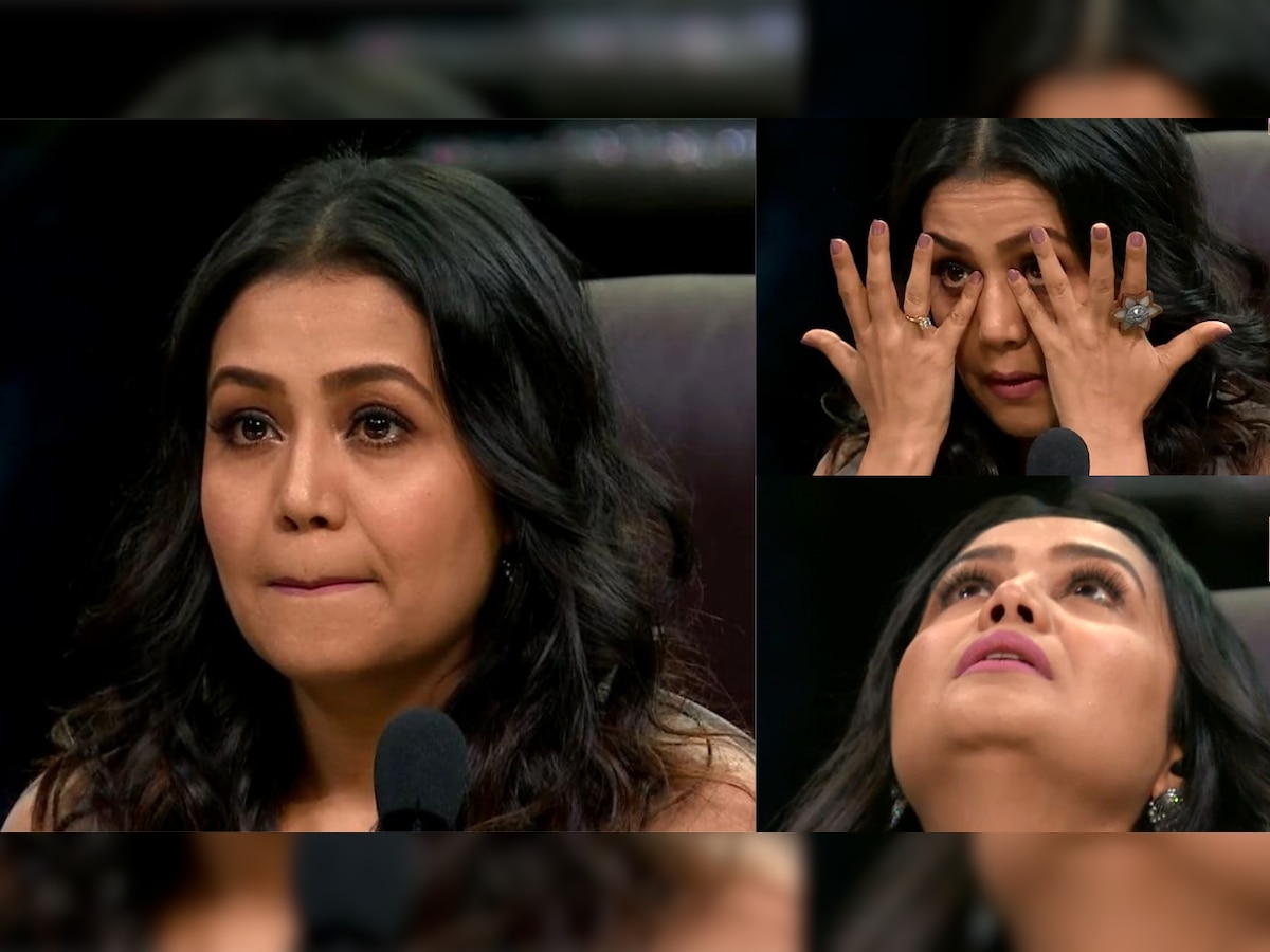 Heart-broken Neha Kakkar struggles to hold back her tears as she watches a performance on Tujhe Chaha Rab Se Bhi Zyada 