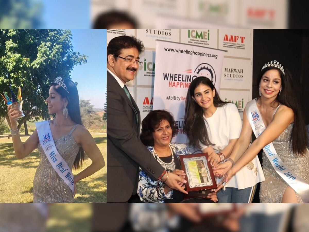 Meet Vidisha Baliyan, the first Indian to be honoured with Miss Deaf World 2019 crown