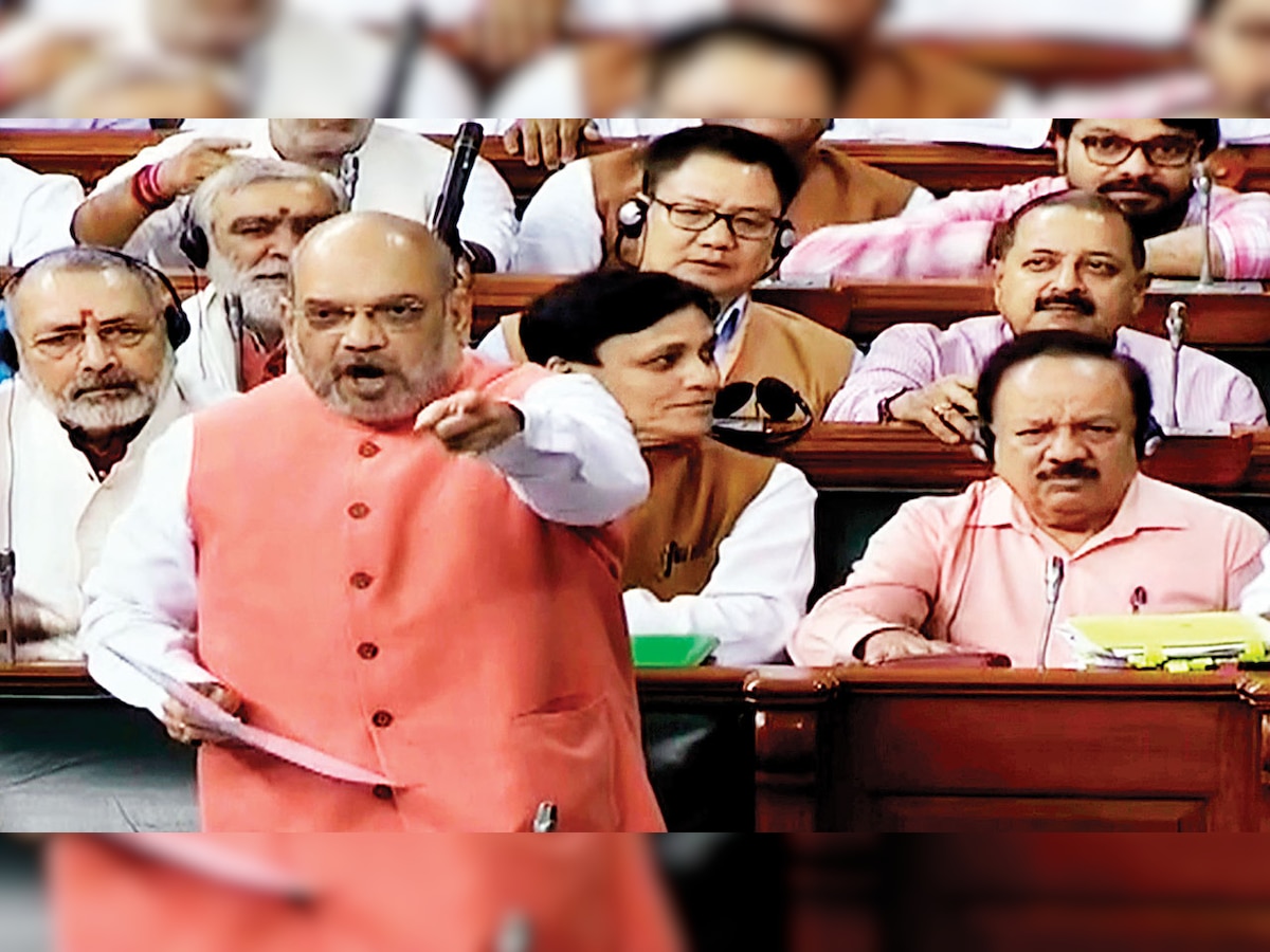 Amit Shah parries Opposition arrows, Lok Sabha passes bill with 3/4 majority